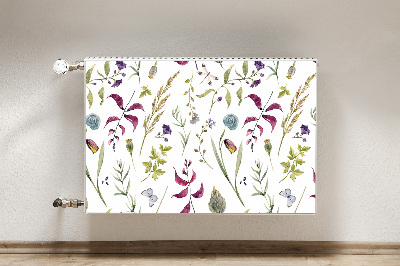 Capa magnética para radiador Flor botânica