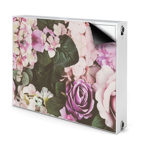 Capa magnética para radiador flores barrocas