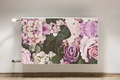 Capa magnética para radiador flores barrocas