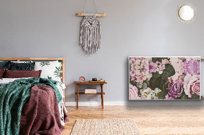 Capa magnética para radiador flores barrocas