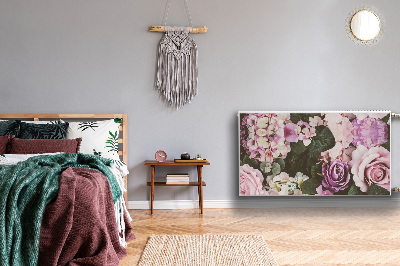 Capa magnética para radiador flores barrocas