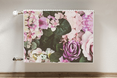 Capa magnética para radiador flores barrocas