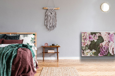 Capa magnética para radiador flores barrocas