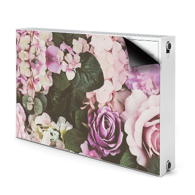 Capa magnética para radiador flores barrocas