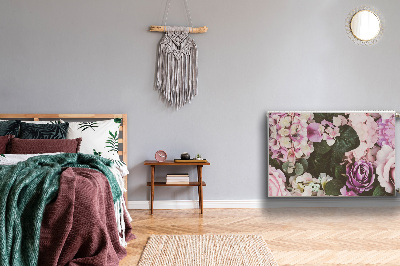 Capa magnética para radiador flores barrocas