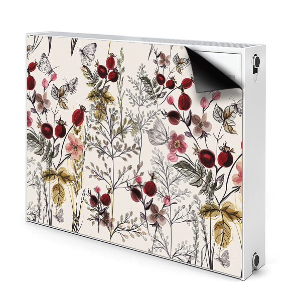 Capa magnética para radiador Flores silvestres