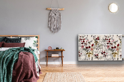 Capa magnética para radiador Flores silvestres