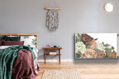 Capa magnética para radiador Peônias Vintage