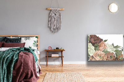 Capa magnética para radiador Peônias Vintage