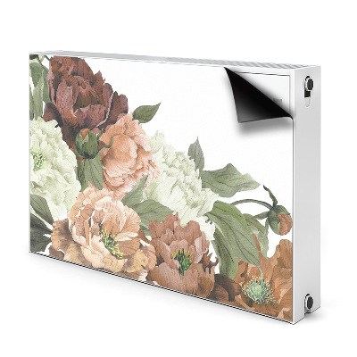 Capa magnética para radiador Peônias Vintage