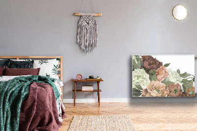 Capa magnética para radiador Peônias Vintage