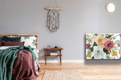 Cobertura magnética para radiador Buquê de flores silvestres