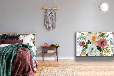 Cobertura magnética para radiador Buquê de flores silvestres