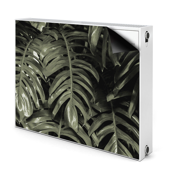 Cobertura magnética para radiador Folhas de bananeira