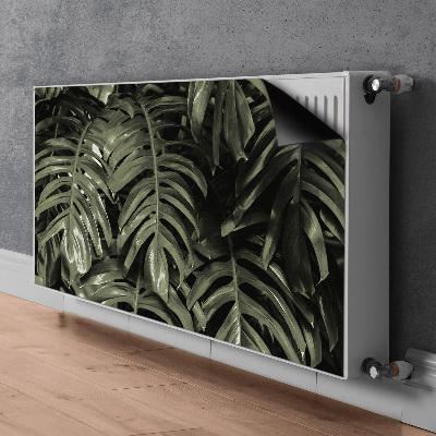 Cobertura magnética para radiador Folhas de bananeira