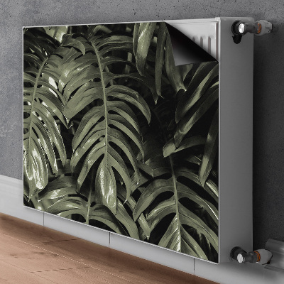 Cobertura magnética para radiador Folhas de bananeira