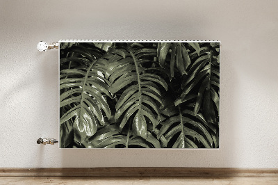 Cobertura magnética para radiador Folhas de bananeira