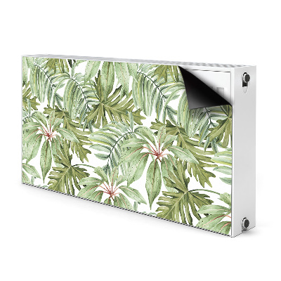 Cobertura magnética para radiador Folhas tropicais