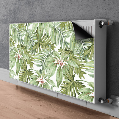 Cobertura magnética para radiador Folhas tropicais