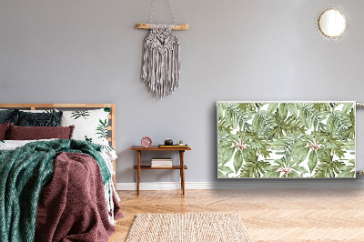 Cobertura magnética para radiador Folhas tropicais