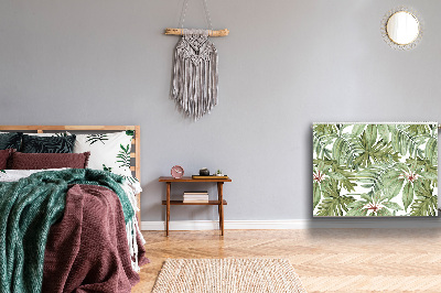 Cobertura magnética para radiador Folhas tropicais