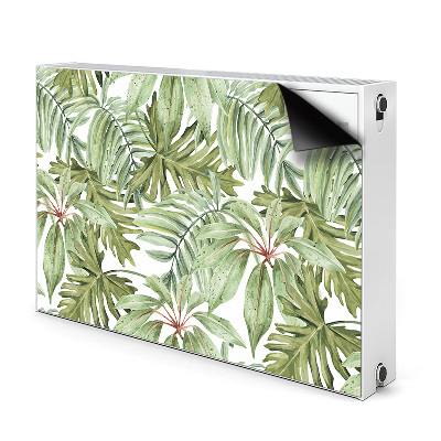 Cobertura magnética para radiador Folhas tropicais
