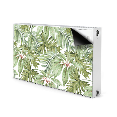 Cobertura magnética para radiador Folhas tropicais