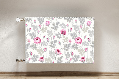 Cobertura magnética para radiador Rosas Pastel