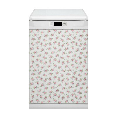 Painel magnético para máquina de lavar louça Flores pequenas