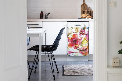 Capa magnética para máquina de lavar louça motivos indianos