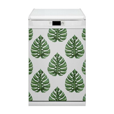 Capa magnética para máquina de lavar louça Folhas