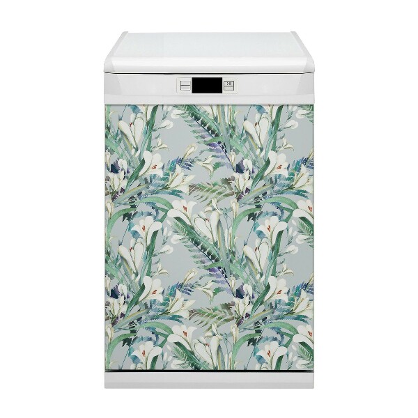 Capa magnética para máquina de lavar louça Açafrões