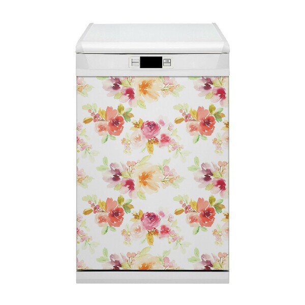 Capa magnética para máquina de lavar louça Padrão vintage