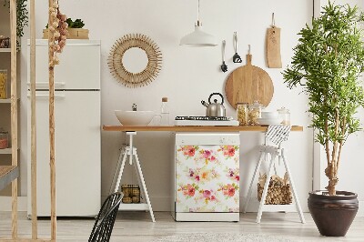 Capa magnética para máquina de lavar louça Padrão vintage