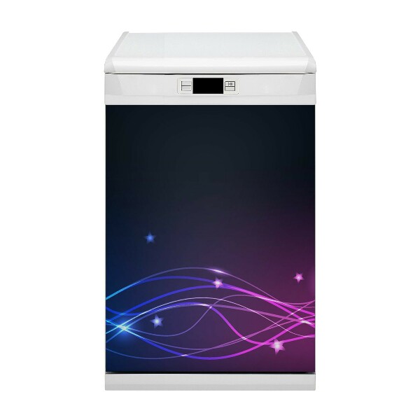 Capa magnética para máquina de lavar louça Espaço abstrato