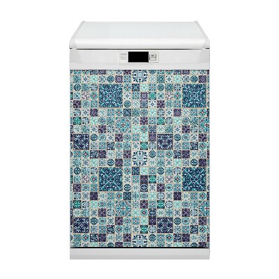 Painel magnético para máquina de lavar louça Lindo patchwork