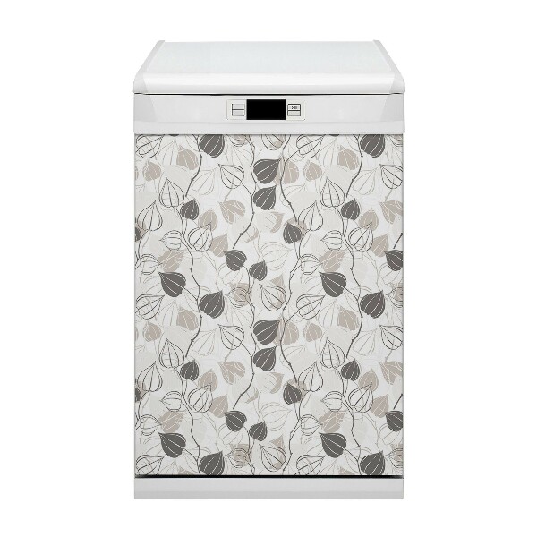 Painel magnético para máquina de lavar louça Ramos da Physalis