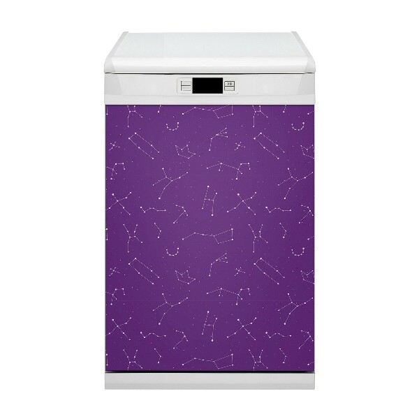 Capa magnética para máquina de lavar louça Céu estrelado