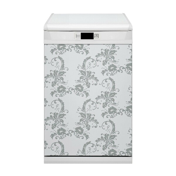 Painel magnético para máquina de lavar louça enfeite lilás