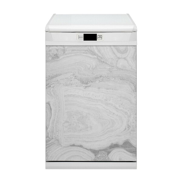 Capa magnética para máquina de lavar louça Padrão de pedra