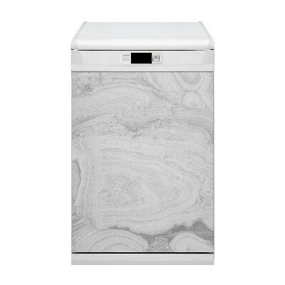 Capa magnética para máquina de lavar louça Padrão de pedra