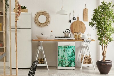 Painel magnético para máquina de lavar louça Mármore turquesa