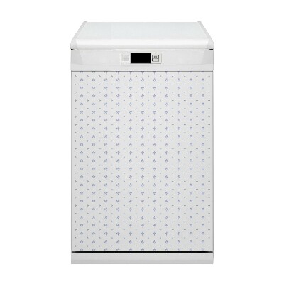 Painel magnético para máquina de lavar louça Padrão floral