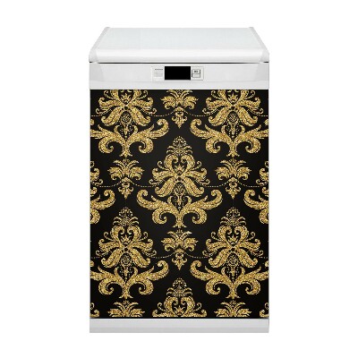 Capa magnética para máquina de lavar louça ornamento de ouro