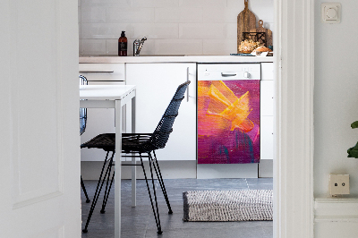 Capa magnética para máquina de lavar louça Pintura sobre tela