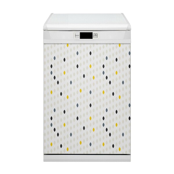 Painel magnético para máquina de lavar louça Limões coloridos