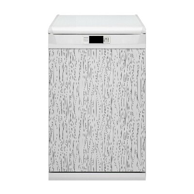 Painel magnético para máquina de lavar louça Triângulos pretos