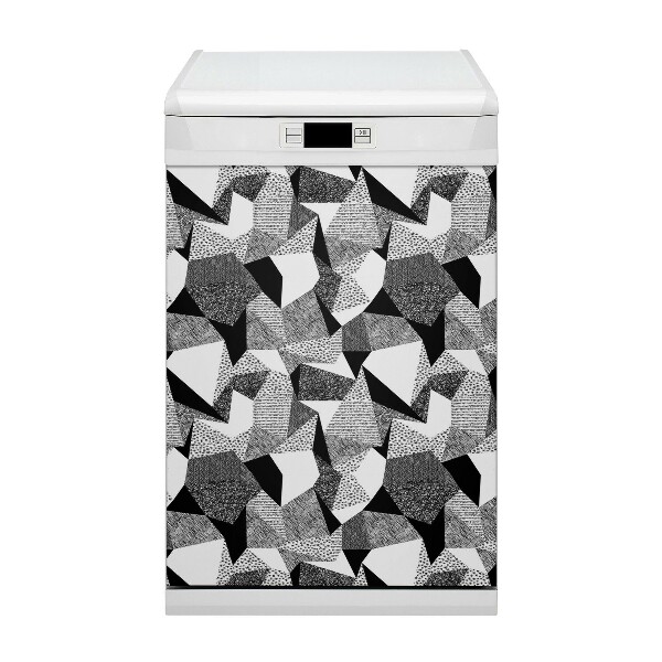 Capa magnética para máquina de lavar louça Rabiscar formas