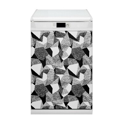 Capa magnética para máquina de lavar louça Rabiscar formas
