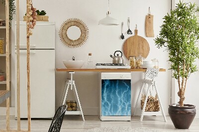 Painel magnético para máquina de lavar louça Raios azuis